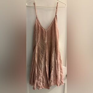 Sea Gypsies Lagoon Tunic Dress in Blush 100% Modal Size Large NWT